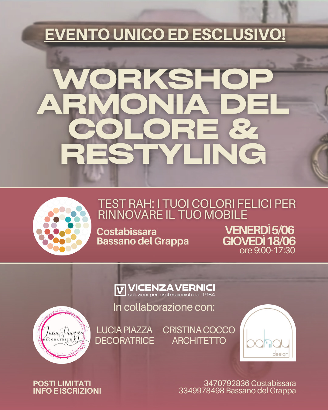 Workshop Armonia del Colore & Restyling